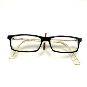 Jean Lafont Paris Brignon 900 Eyeglass Frames Clear Black Rectangular 54-15-145